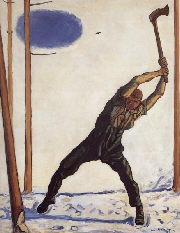 Ferdinand Hodler WOodcutter oil painting picture